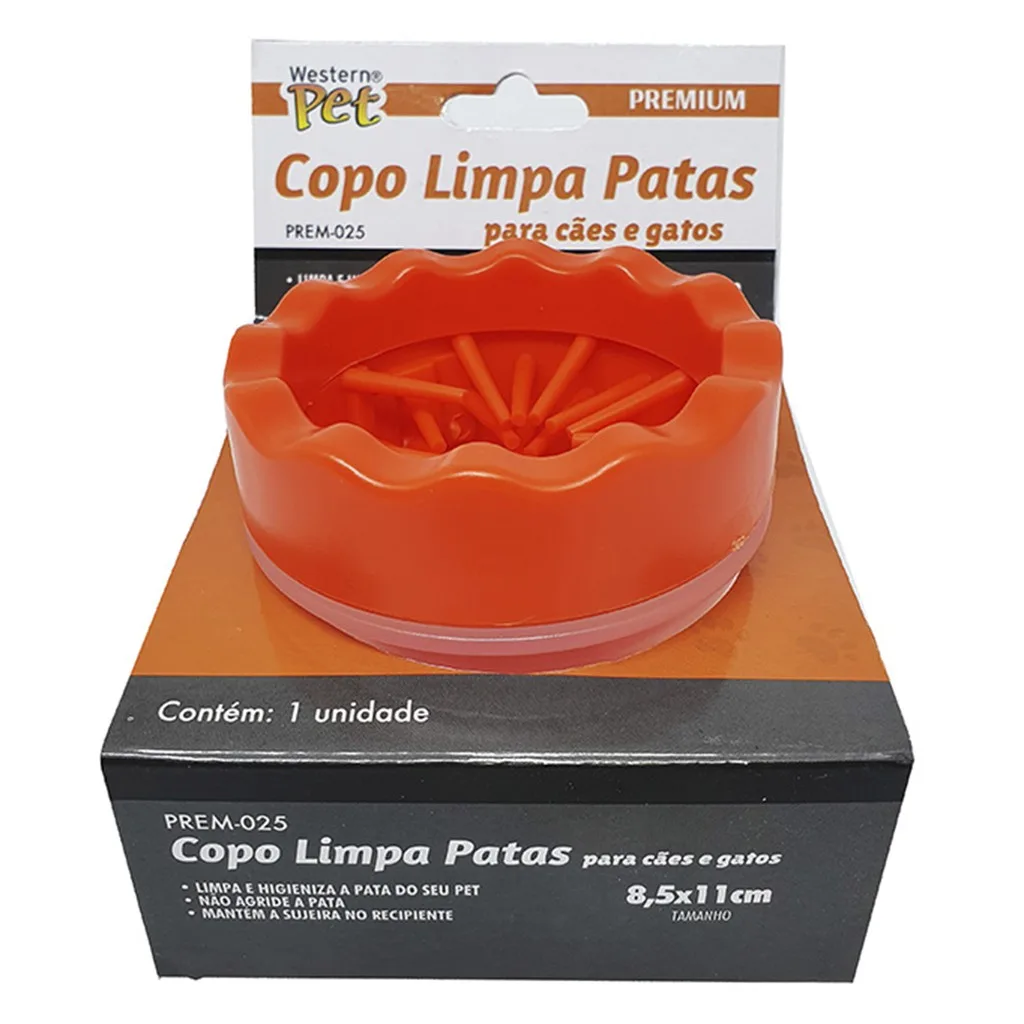 Copo Limpa Patas para Cães e Gatos 11cm Western - Imagem 4