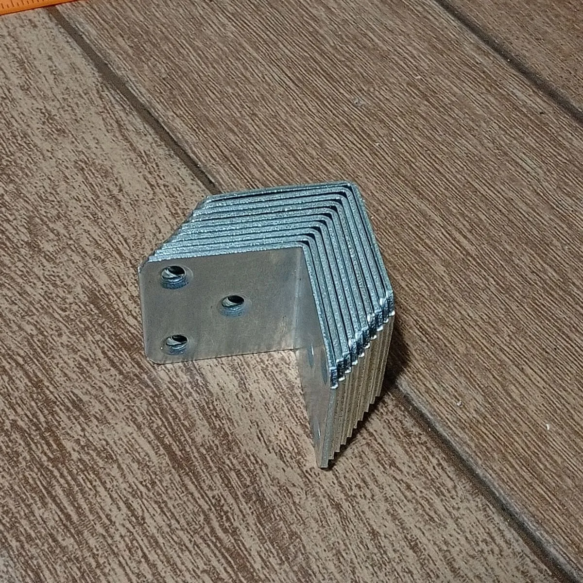 Kit 10 Cantoneira L 40x40mm 6 Furos Aço Galvanizado - Imagem 5