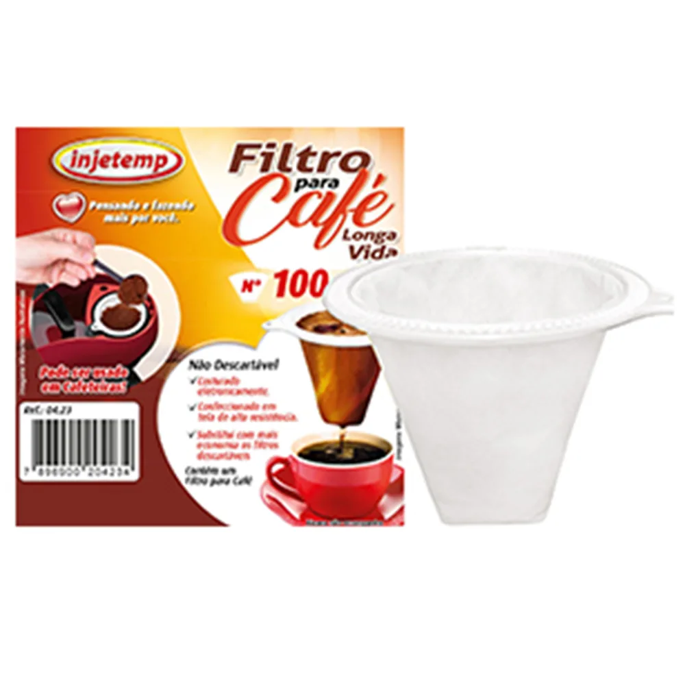 Filtro / Coador N100 Para Cafe Sintetico Longa Vida