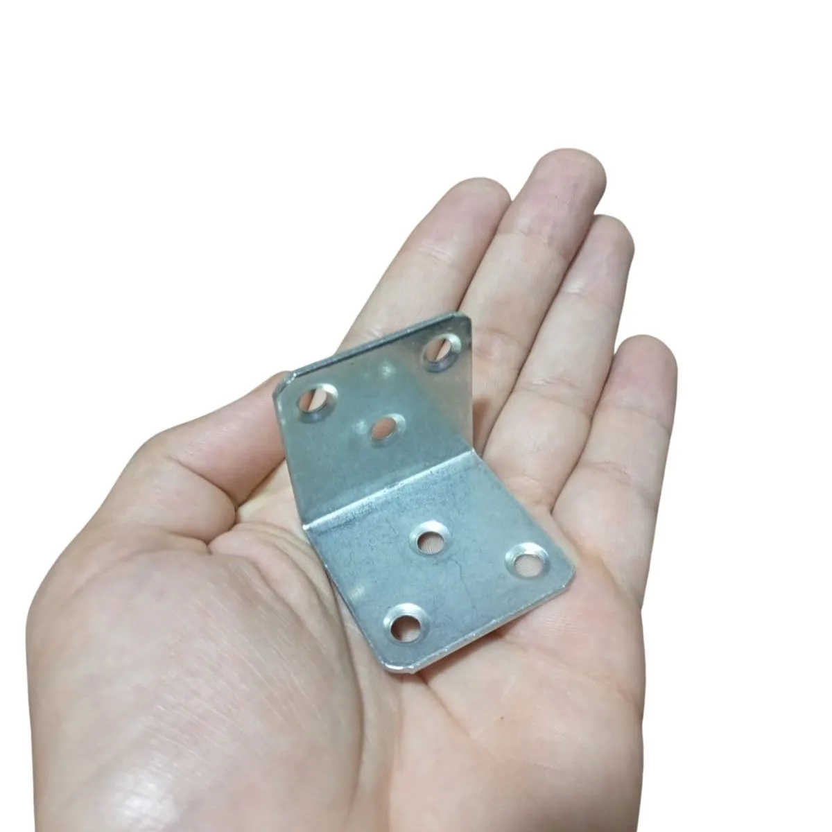 Kit 10 Cantoneira L 40x40mm 6 Furos Aço Galvanizado - Imagem 4