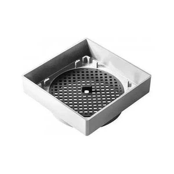 Ralo Invisivel Quadrado 10x10 Branco Estrela - Imagem 2