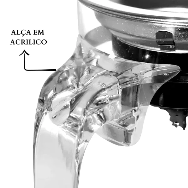 Chaleira com Infusor de Vidro 700ml Livon - Imagem 2