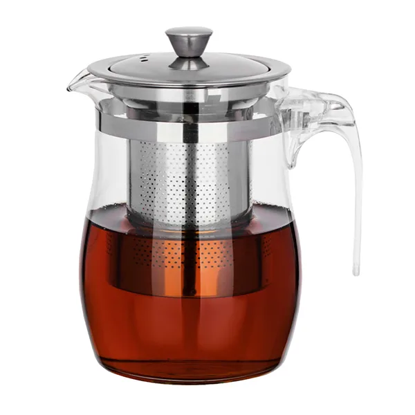 Chaleira com Infusor de Vidro 700ml Livon