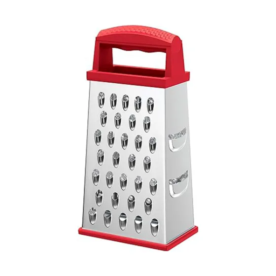 Ralador 4 Faces 9'' Inox Euro Vermelho