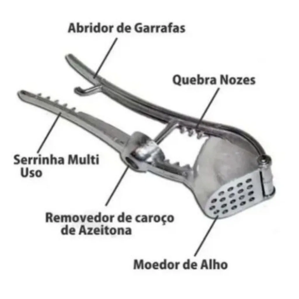 Espremedor de Alho Manual em Alumínio Fundido - REF704 - Imagem 3