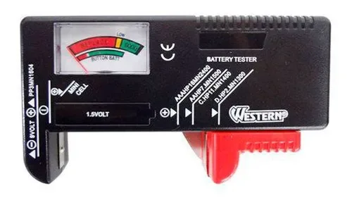 Testador De Pilhas E Baterias Testa Aa Aaa 9v Western Bt-2w - Imagem 3