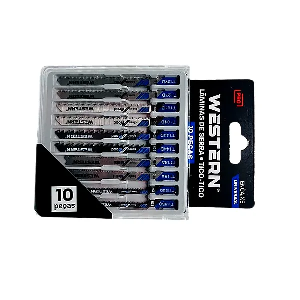 Lâminas Tico Tico 10pc Madeiras, Ferro Alumínio Universal - Imagem 4