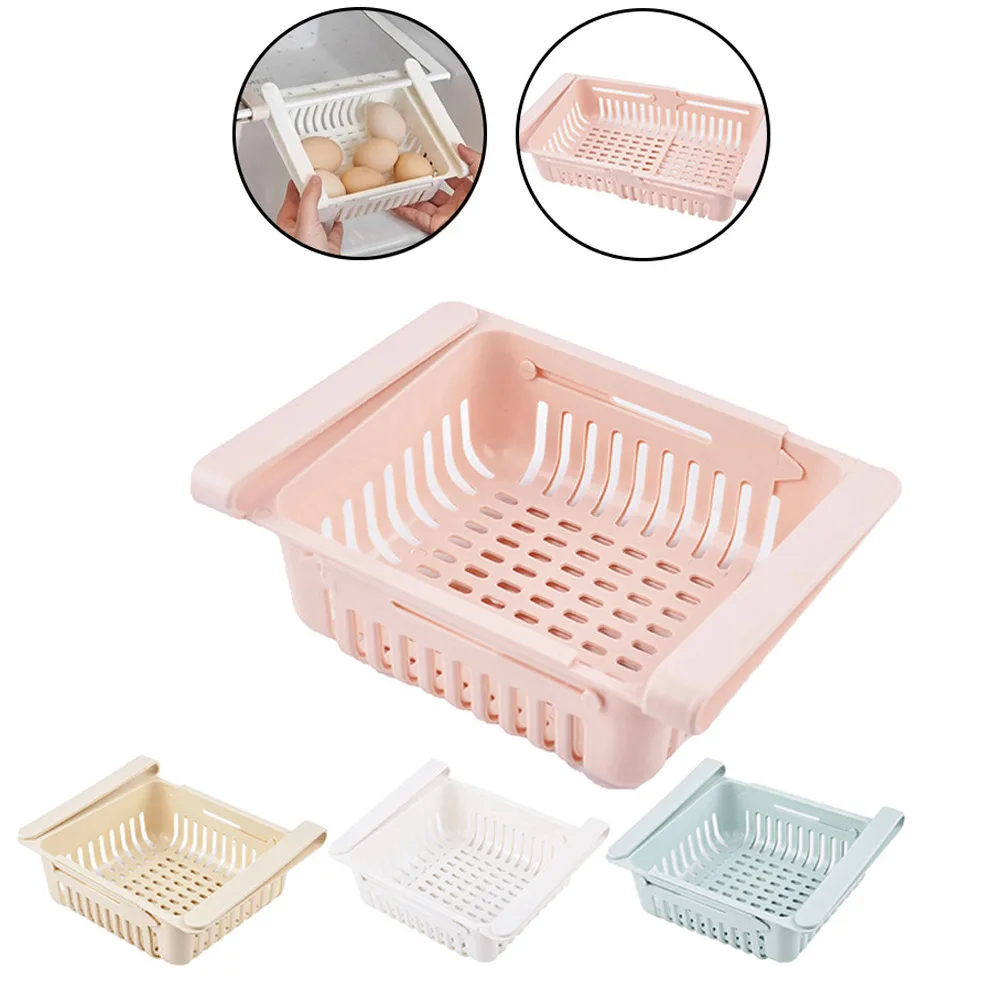 Cesto Organizador Ajustável para geladeira Multiuso - Imagem 2