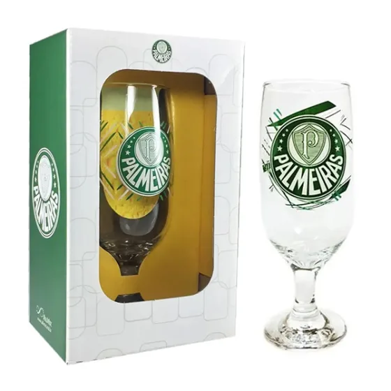 Taça de Cerveja do Palmeiras 300 ml em Caixa Personalizada