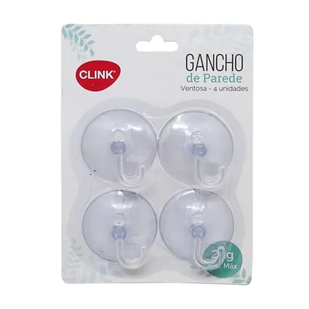 Gancho de Ventosa com 4 Unidades CK4066 Clink - Imagem 2