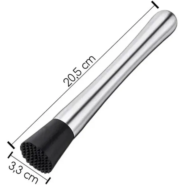 Socador para Caipirinha Aço Inox 20,5cm - Imagem 3