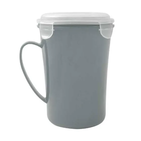 Caneca Para Sopa Micro-ondas 800ML Plástico