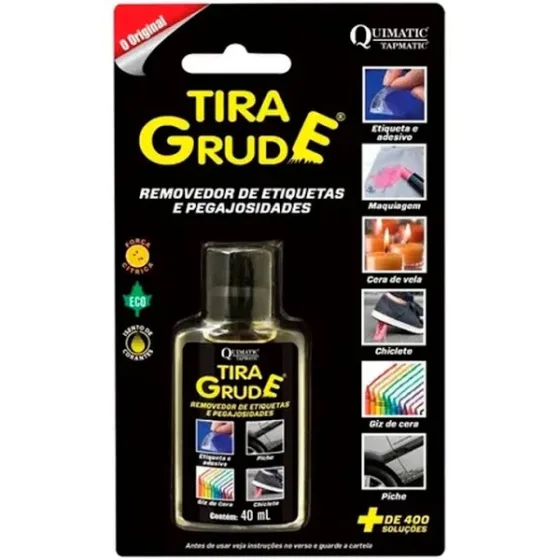 Tira Grude Removedor de Sujeiras 40ml Quimatic