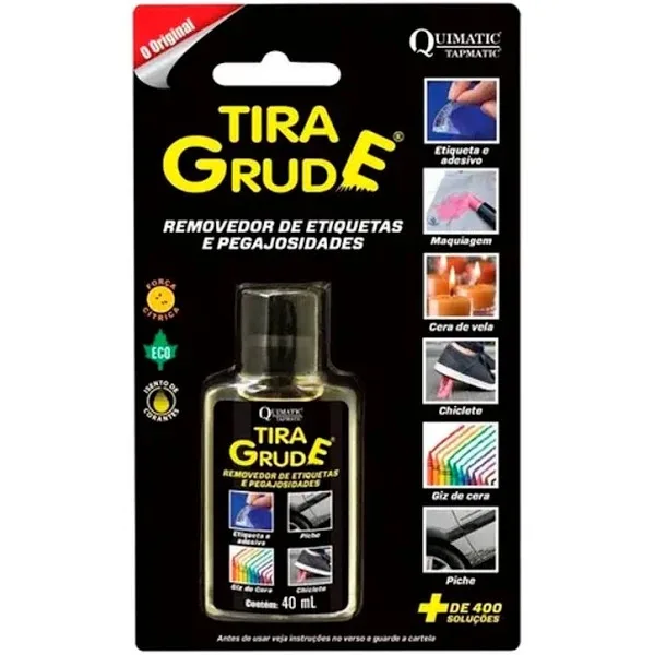 Tira Grude Removedor de Sujeiras 40ml Quimatic