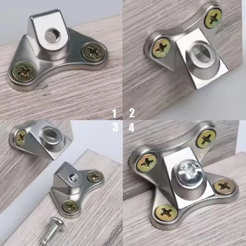 Kit 20 Conectores de Canto para Móveis Removível Tipo Borboleta Liga de Zinco - Imagem 6