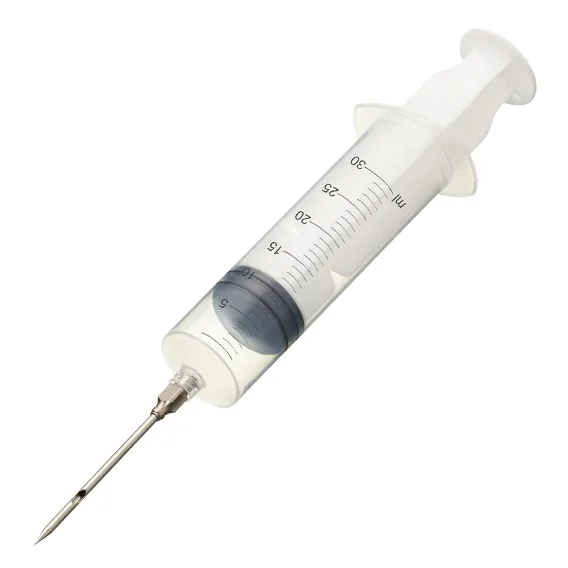 Seringa para Injetar Tempero 30ml com Agulha