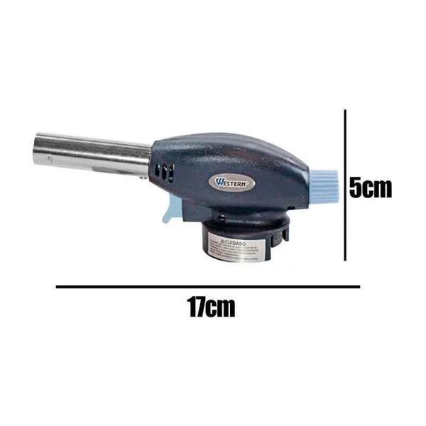 Maçarico Portátil Automático Controle Manual Das Chamas 6019 - Imagem 5