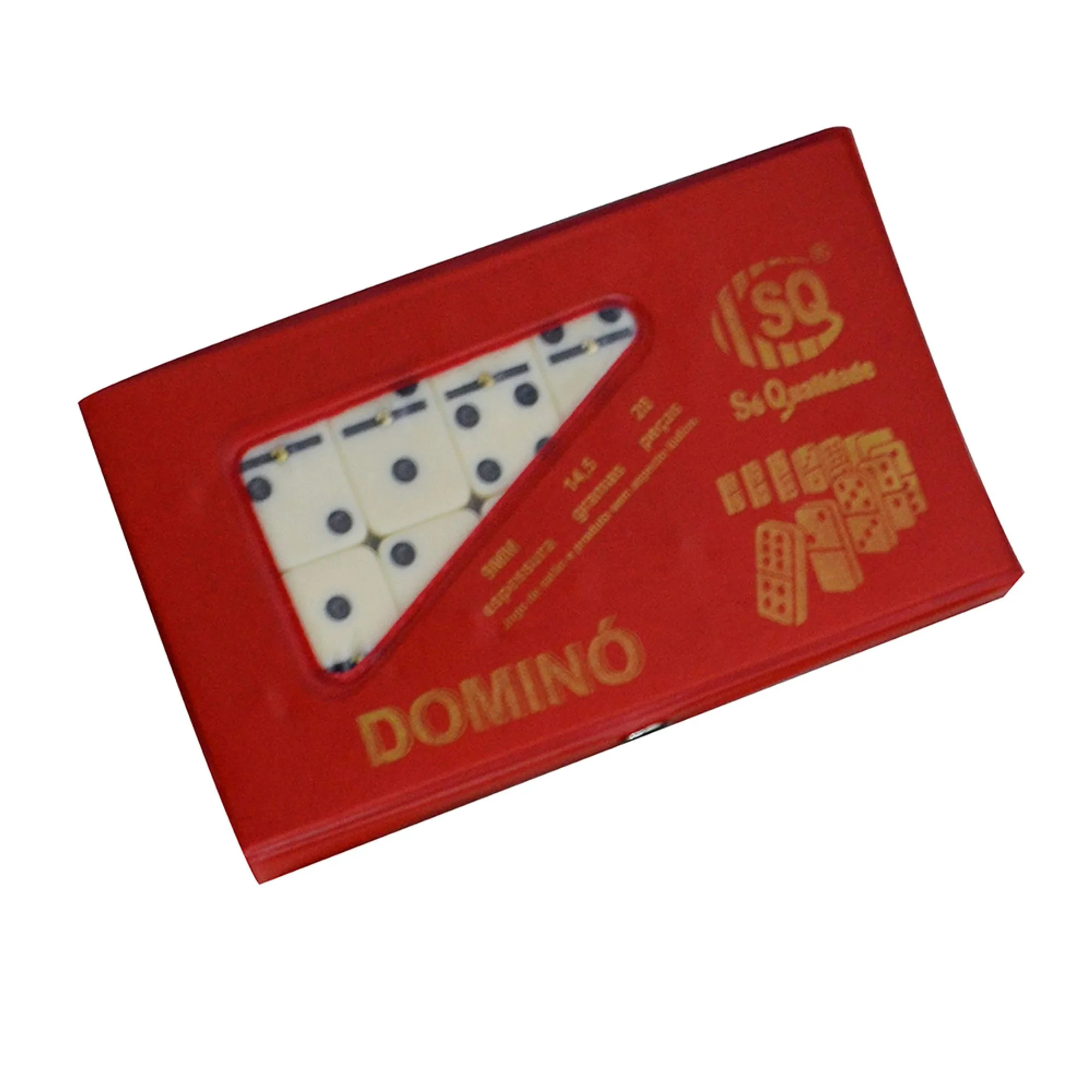 Dominó 9mm 28 Peças com Estojo - Imagem 5