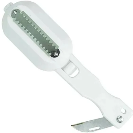 Descamador de Peixe Corte e Remove Escamas