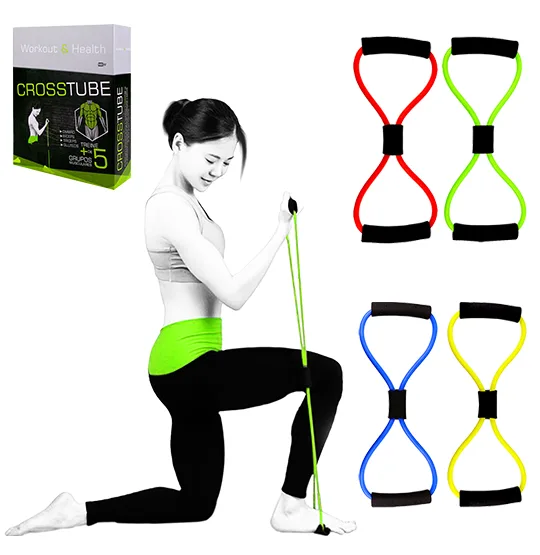 Elástico Extensor Exercícios Ombro Biceps Academia Ginástica