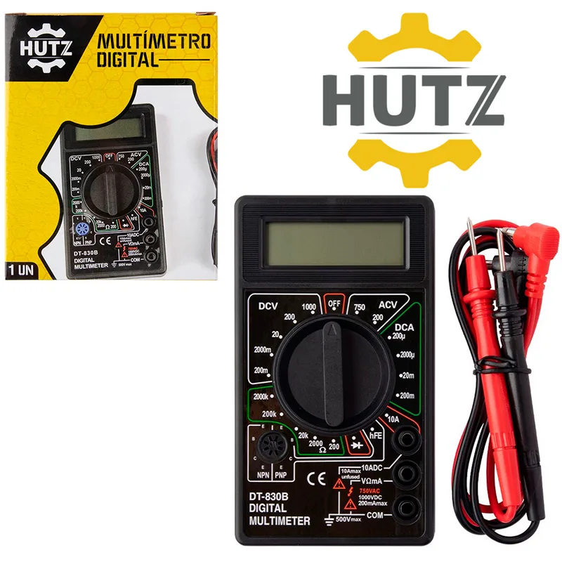 Multimetro Digital a Bateria Hutz CB2448 - Imagem 2