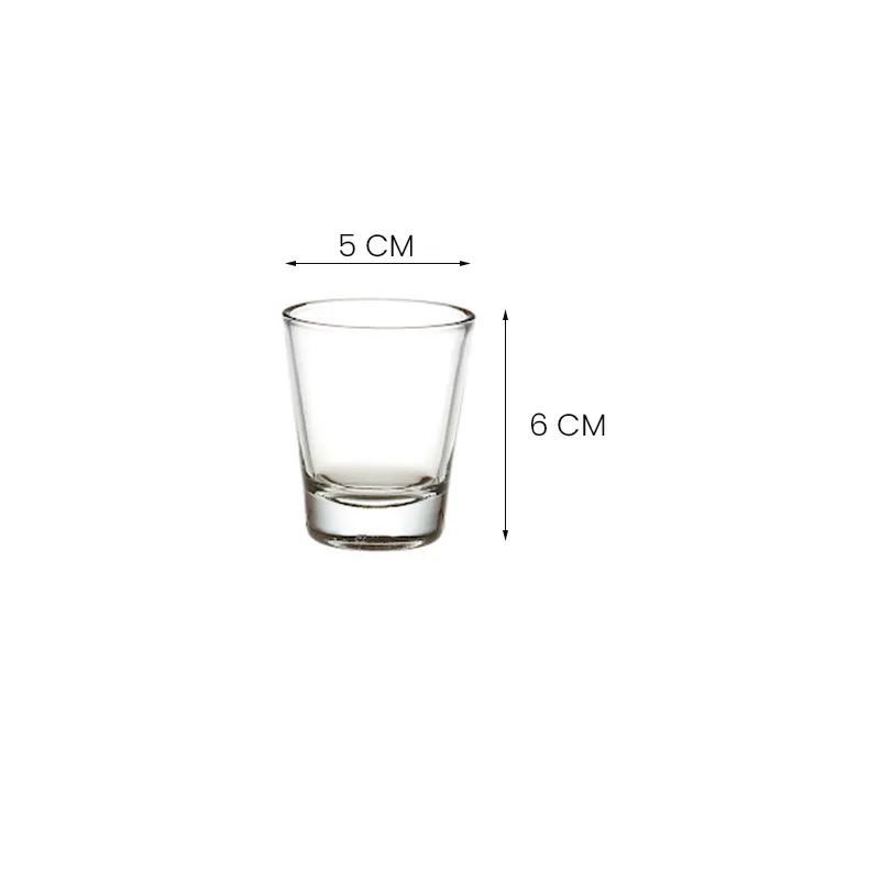 Conjunto De Copo Vidro Shot 53ml 6 Peças Bali - Wellmix - Imagem 2