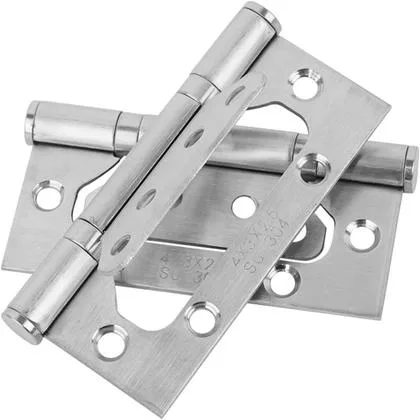 Kit 3 Dobradiças Inox 4x3" para Porta com Parafusos - Imagem 3
