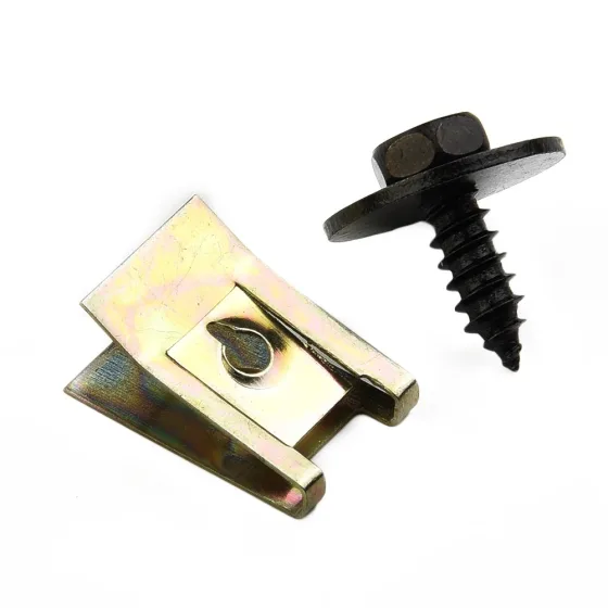 Kit 30 Parafusos com Arruela e Presilhas U Automotivas