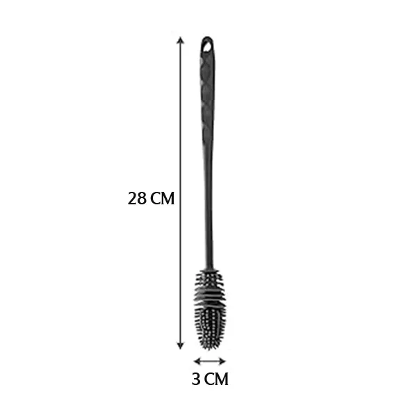 Escova de Silicone para Lavar Garrafas, Mamadeiras, Copos e Taças - Imagem 5
