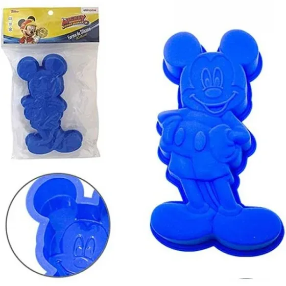 Forma de Silicone do Mickey - Chocolate Gelatina e Pudins