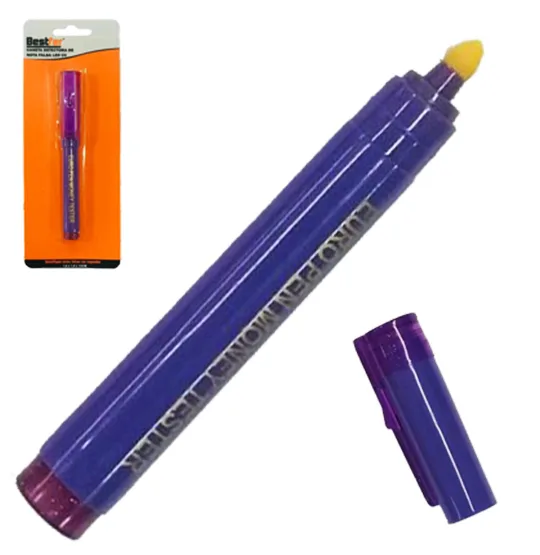 Caneta Detectora de Dinheiro falso Com Luz Ultra Violeta - Imagem 3