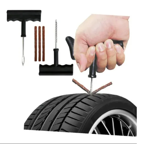 Kit Reparo Remendo Pneu sem Câmera 6 Peças