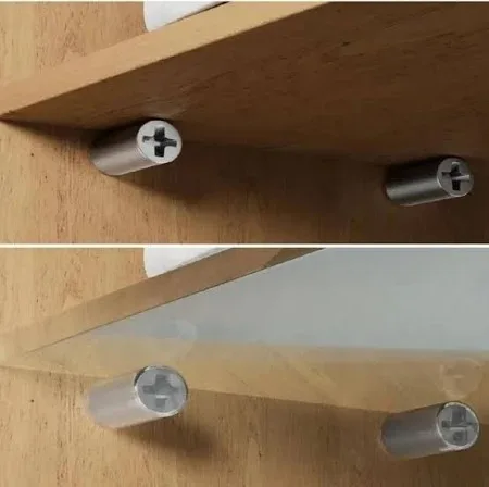 Kit 30 Pinos Suporte Para Prateleira com Parafuso e Manga - Imagem 2