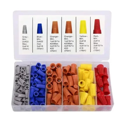 Kit Conector de Torção 180 Peças Profissional  AWG 10 a 22