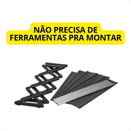 Sapateira Desmontável 4 Andares Multiuso Plástico FWB - Imagem 2