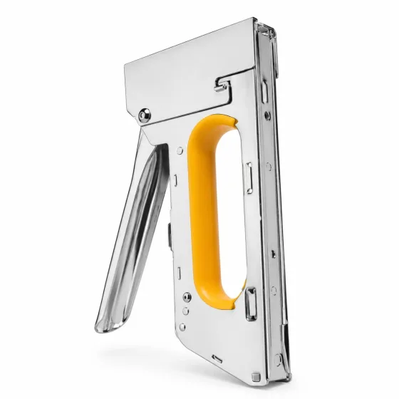 Grampeador Manual Tapeceiro em Aço Inox Grampos 4 a 8mm