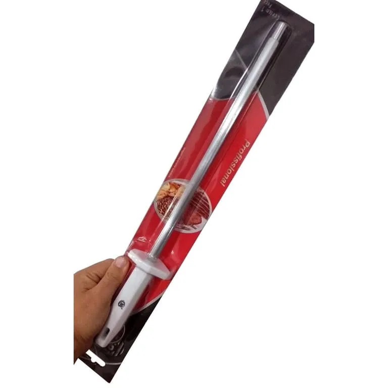 Amolador Chaira Estriada Afiar Facas Profissional 12" Polegadas - Imagem 2