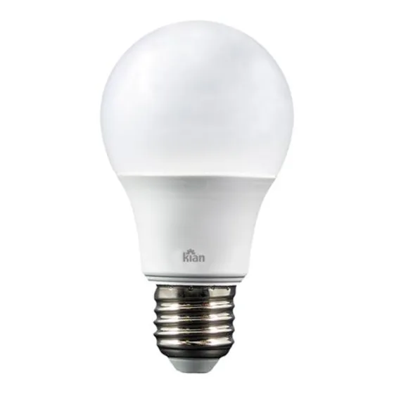 Lâmpada de LED Bulbo Kian E27 Branca 9W 6500K - Classic A60