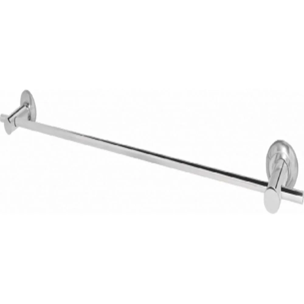 Acessório Porta Toalha Banheiro Barra Metal Cromado Hidrolar - Imagem 3