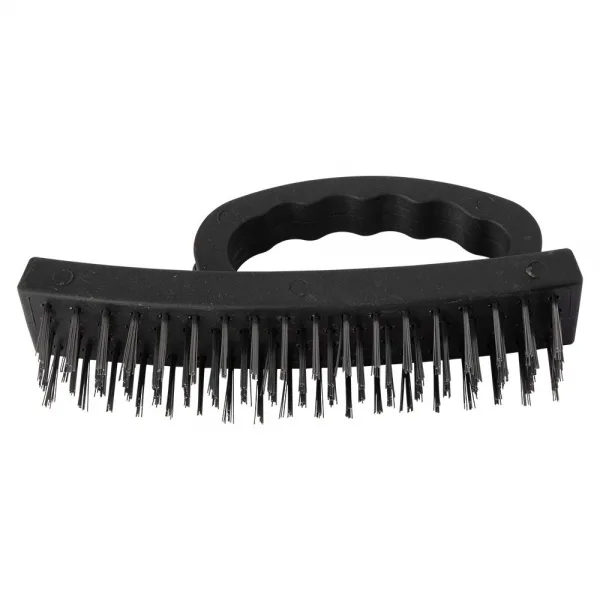 Escova de Aço para Limpeza com Cabo Plástico - Imagem 3