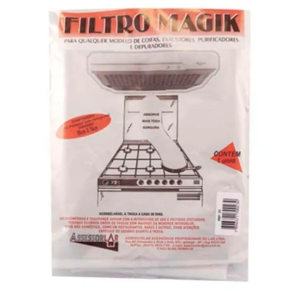 Filtro para Exaustor, Purificador, Coifa e Depurador - Magik - Imagem 2