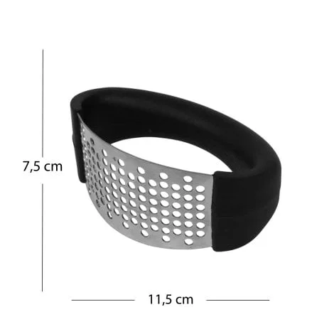Espremedor Amassador de Alho em Aço Inox e Plástico HM-551 - Imagem 2