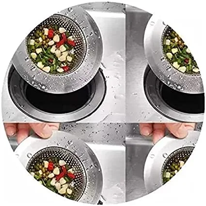 Ralo de Inox para Pia de Cozinha Grande 11,5cm Borda Larga - Imagem 7