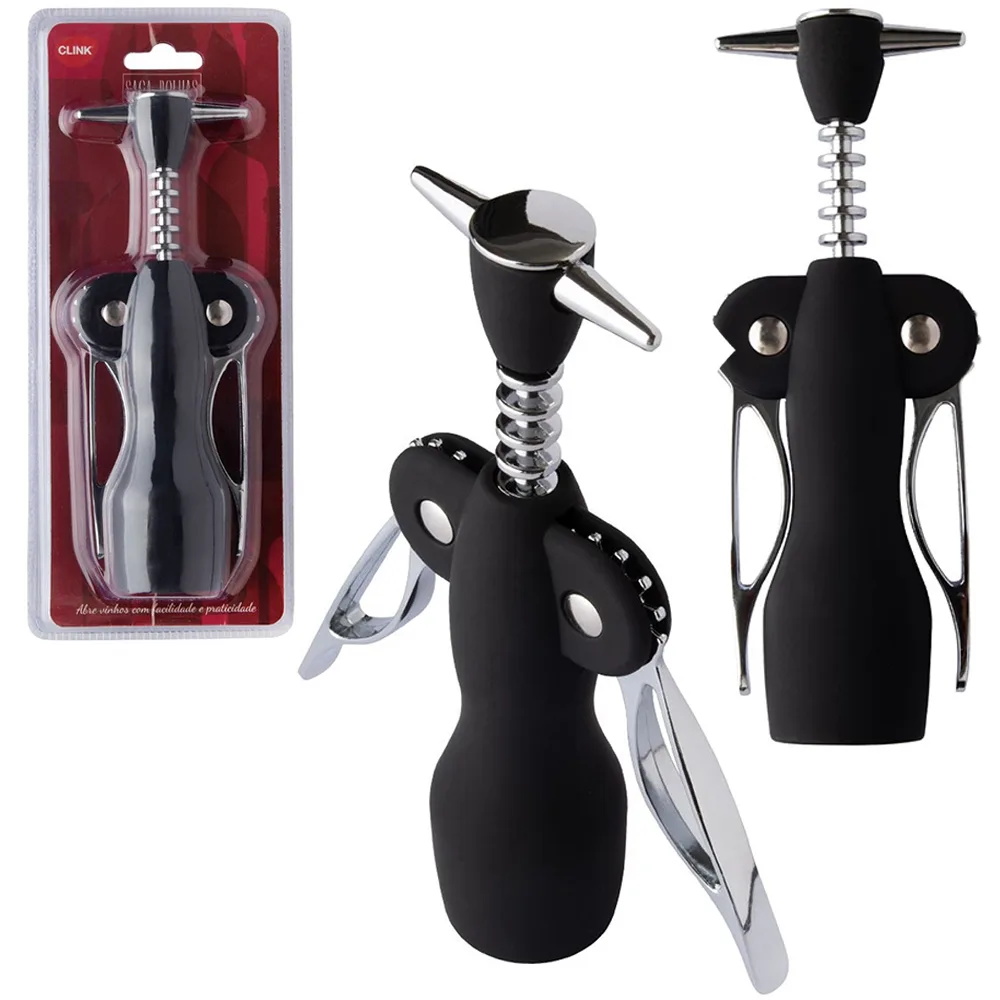 Saca Rolhas para Vinhos Abridor de Vinho 18,5cm - Imagem 2