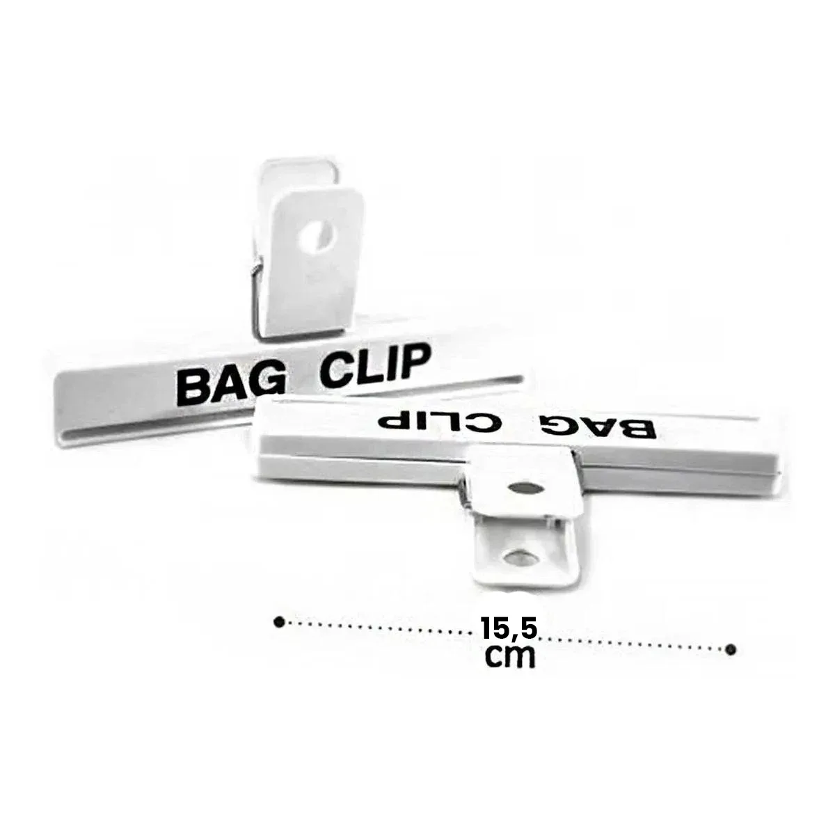 Prendedor de Embalagens Grande Bag Clip 15,5cm - 2 Peças - Imagem 4