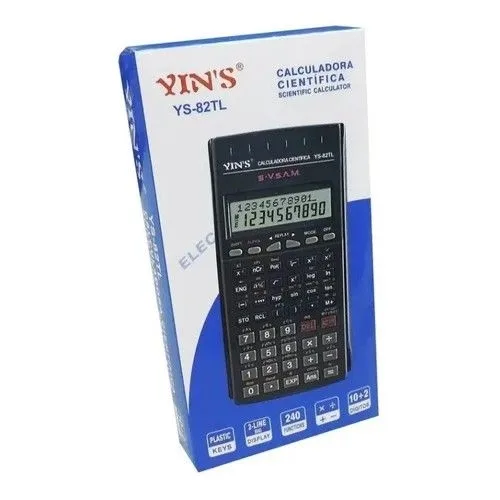 Calculadora Científica com Capa 229 Funções YS-82TL - Imagem 3