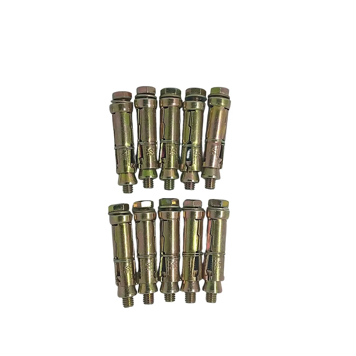 Chumbador Parabolt M6 X 50MM Aço Bicromatizado Kit 10 Peças - Imagem 5