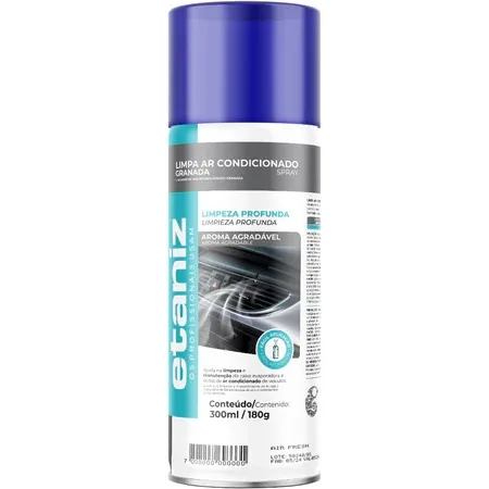 Limpa Ar Condicionado Automotivo Granada 300ml Etaniz