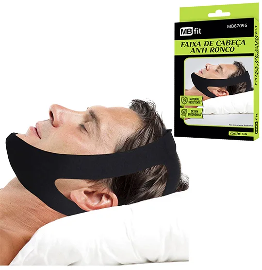 Faixa De Cabeça Anti Ronco Ajustável para dormir sem roncar
