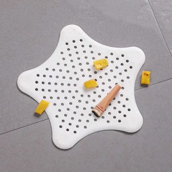 Ralo De Pia De Silicone Tampa Estrela Com Ventosa 14,5cm